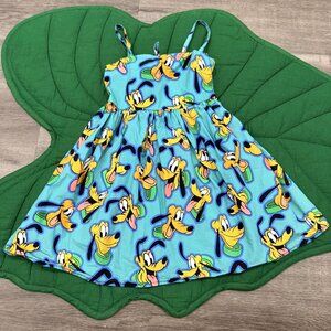 Wild Rich Kids Girls 4 Pluto Tie Back Cotton Dress